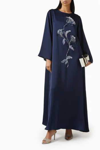 Floral-embellished Dress