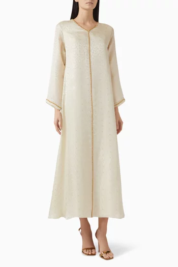 Embellished Trim Maxi Dress