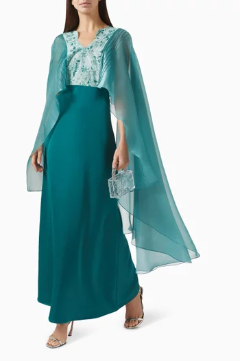 Scalloped Lace Maxi Dress