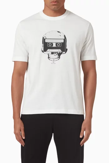 Skull Tape T-shirt in Organic Cotton