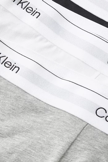 طقم بوكسر قطن مطاطي، 3 قطع