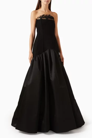 Corseted Swan Gown
