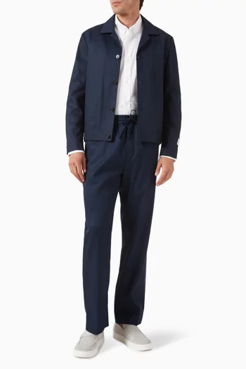 Track-style Pants in Tencel-blend