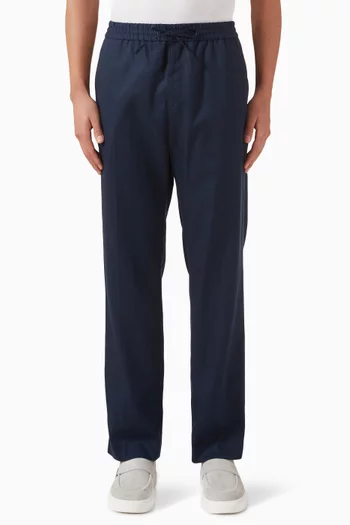 Track-style Pants in Tencel-blend