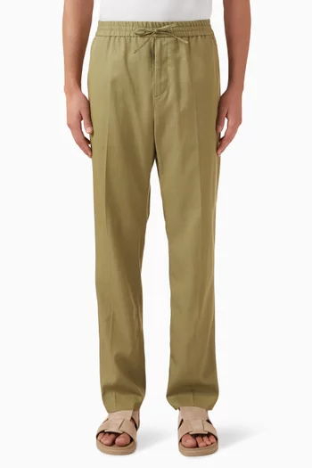Track-style Pants in Tencel-blend