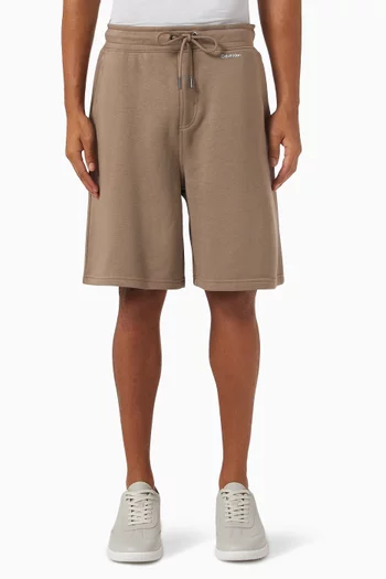 Micro Logo Sweat Shorts in Cotton-modal