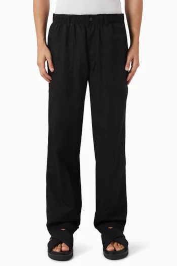 Pleated Pants in Cotton-blend