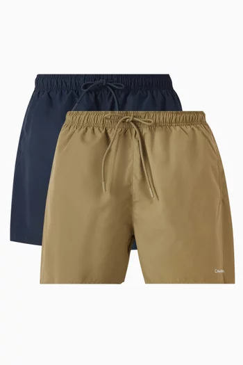 Logo Swim Shorts, Pack of 2
