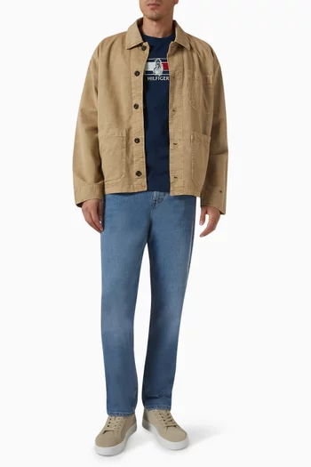 Garment-dyed Chore Jacket in Canvas