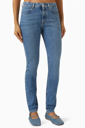 Falabella Chain Skinny Jeans in Denim