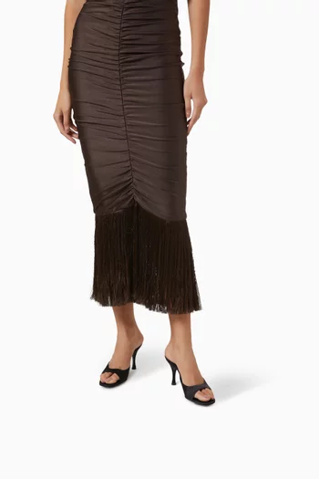 Sleek 90 Mules in Satin