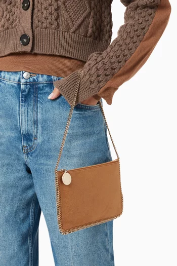Falabella Pochette Shoulder Bag in Eco Shaggy Deer
