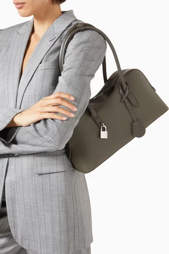 Medium Ryder Shoulder Bag in Grained Eco Mat Leather