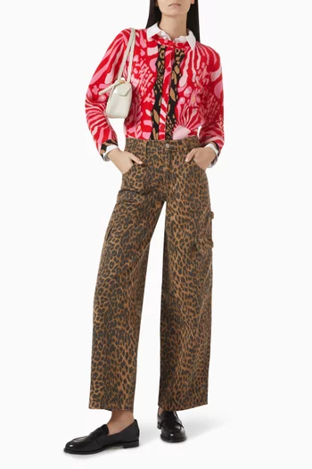 Holly Cardigan in Viscose-blend Knit