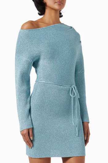 Tilly Mini Dress in Rib Knit