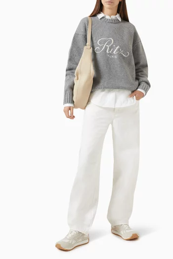 x Ritz Unisex  Sweater in Cashmere