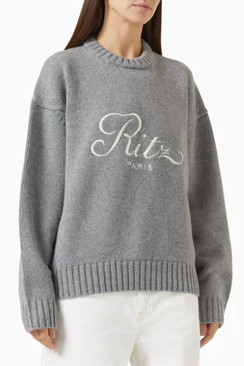 x Ritz Unisex  Sweater in Cashmere