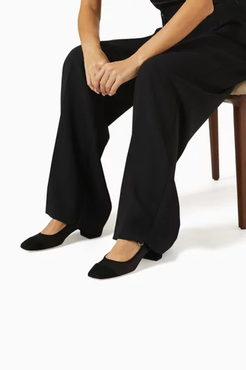 Aline 45 Mary Jane Pumps in Satin