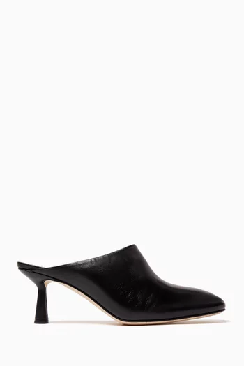 Mila 65 Mules in Nappa Leather