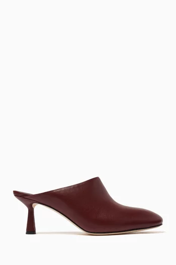 Mila 65 Mules in Nappa Leather