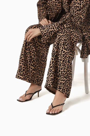 Leigh 55 Thong Sandals in Leather