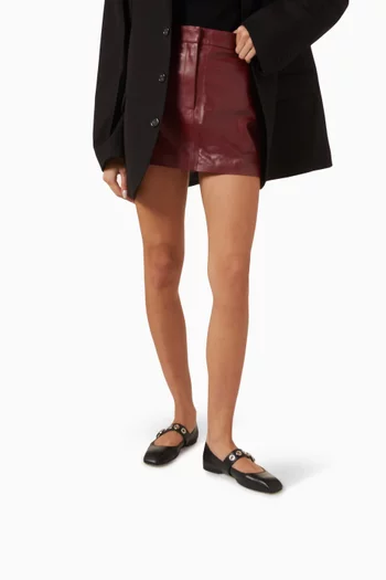 Uma Mary Jane Flats in Leather