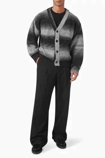 Tailored Wide-leg Pants in Viscose-blend