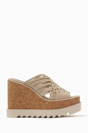 Sneak-Elyse 105 Platform Wedge Sandals in Alter Mat