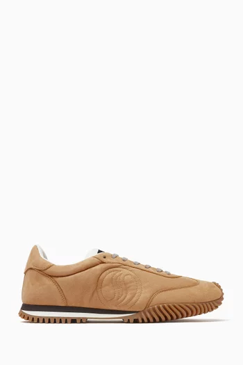 S-Wave Sport Panelled Sneakers in Alter Suede