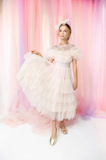 فستان سهى توتو بكشكش 