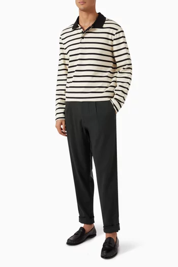 Pleated Wool Trousers