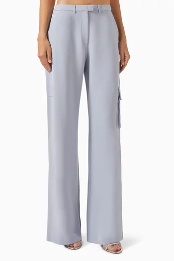 Wide-leg Cargo Pants