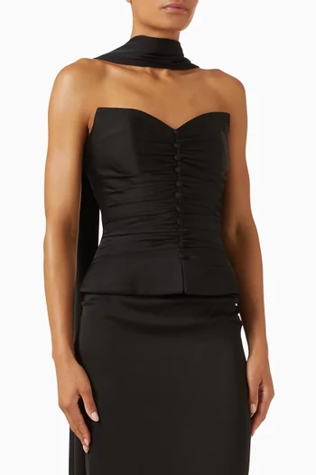 The Emmy Corset Shawl Top