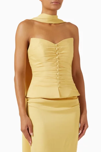 The Emmy Corset Shawl Top