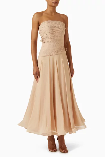 The Bow Waltz Dress in Chiffon