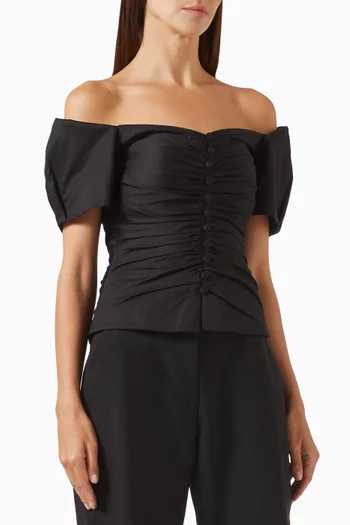 The Emmy Off-shoulder Top in Cotton