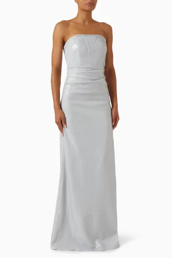Dima Sequin-embellished Gown