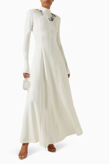 Lulu Crystal-tulip Dress in Jersey