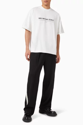 Linear T-shirt in Cotton
