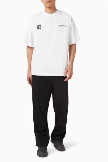 Abstract T-shirt in Cotton