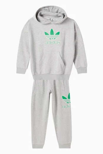 Logo Hoodie Tracksuit in Cotton-terry