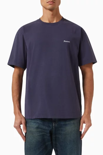 Dyed Logo T-shirt in Cotton-jersey
