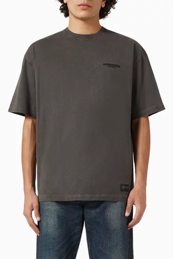 Pigment-dyed T-shirt in Cotton