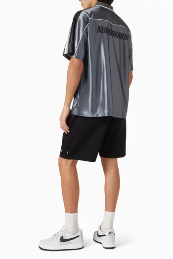 Game Shirt in Tricot Satin