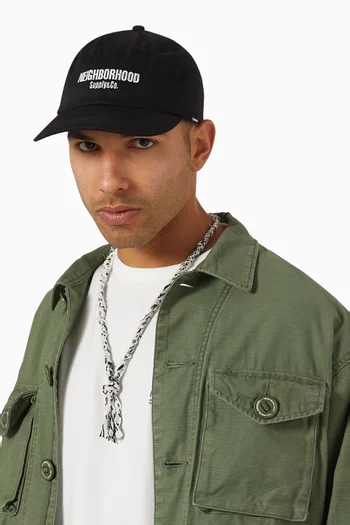 Logo-embroidered Dad Cap in Cotton-canvas