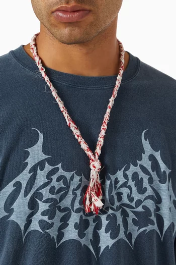 JQ Braid Necklace in Cotton-blend