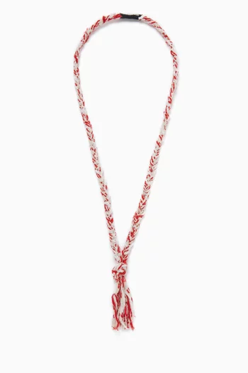 JQ Braid Necklace in Cotton-blend