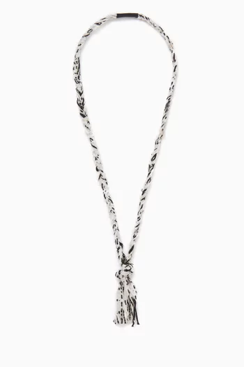 JQ Braid Necklace in Cotton-blend