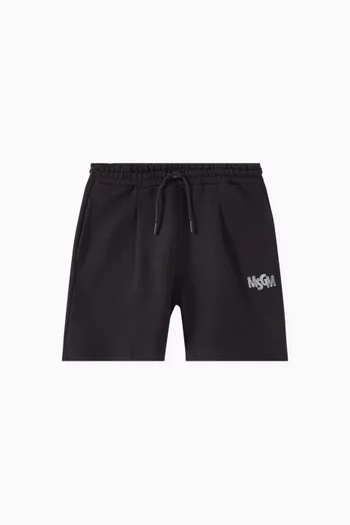 Logo Graphic Sweatshorts in Cotton-fleece
