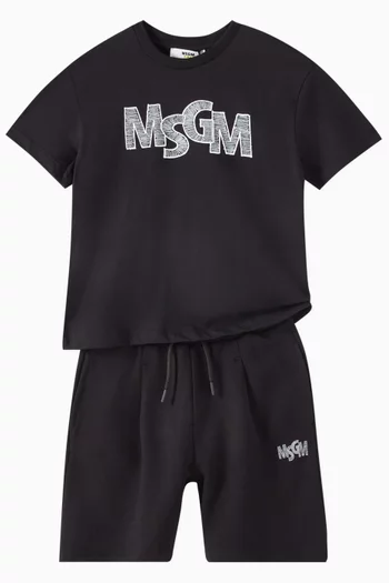 Logo Graphic T-shirt in Cotton